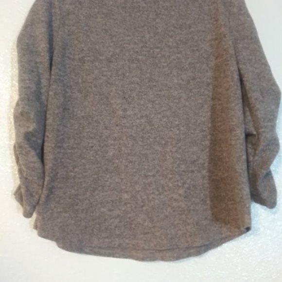 Adrienne Vittadini women's size L light pink and black marbled sweater - Picture 7 of 15